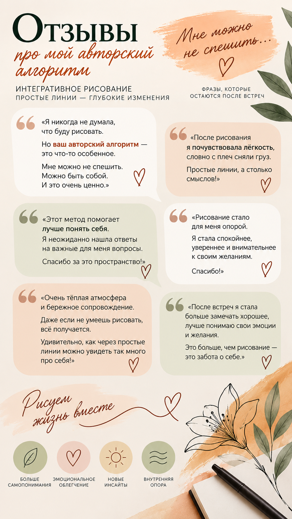 Тёплый отзыв после мастер-класса